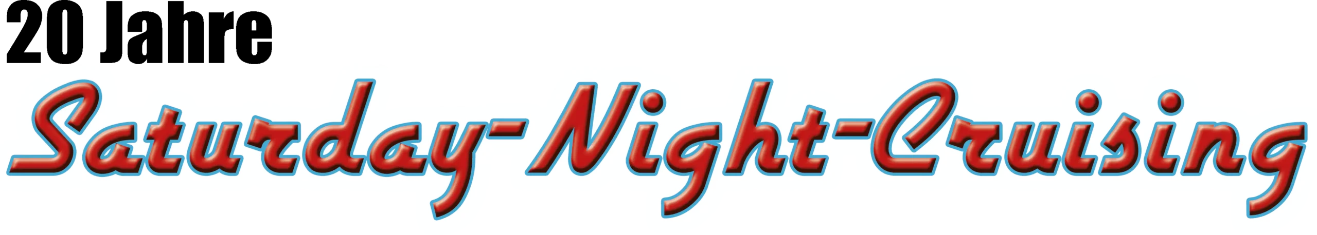 Logo 20 Jahre Saturday-night-Cruising der Roadsterfreunde Austria Saturday-Night-Cruising